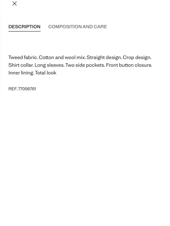 Mango CROPTWEED JACKET SizeS, M NWT - Picture 11 of 12